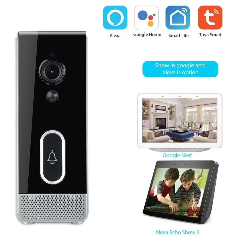  Graffiti Intelligent Wifi Waterproof Doorbell Network Wireless Visual Intercom Mobile Phone Intelligent Remote Intercom Camera 