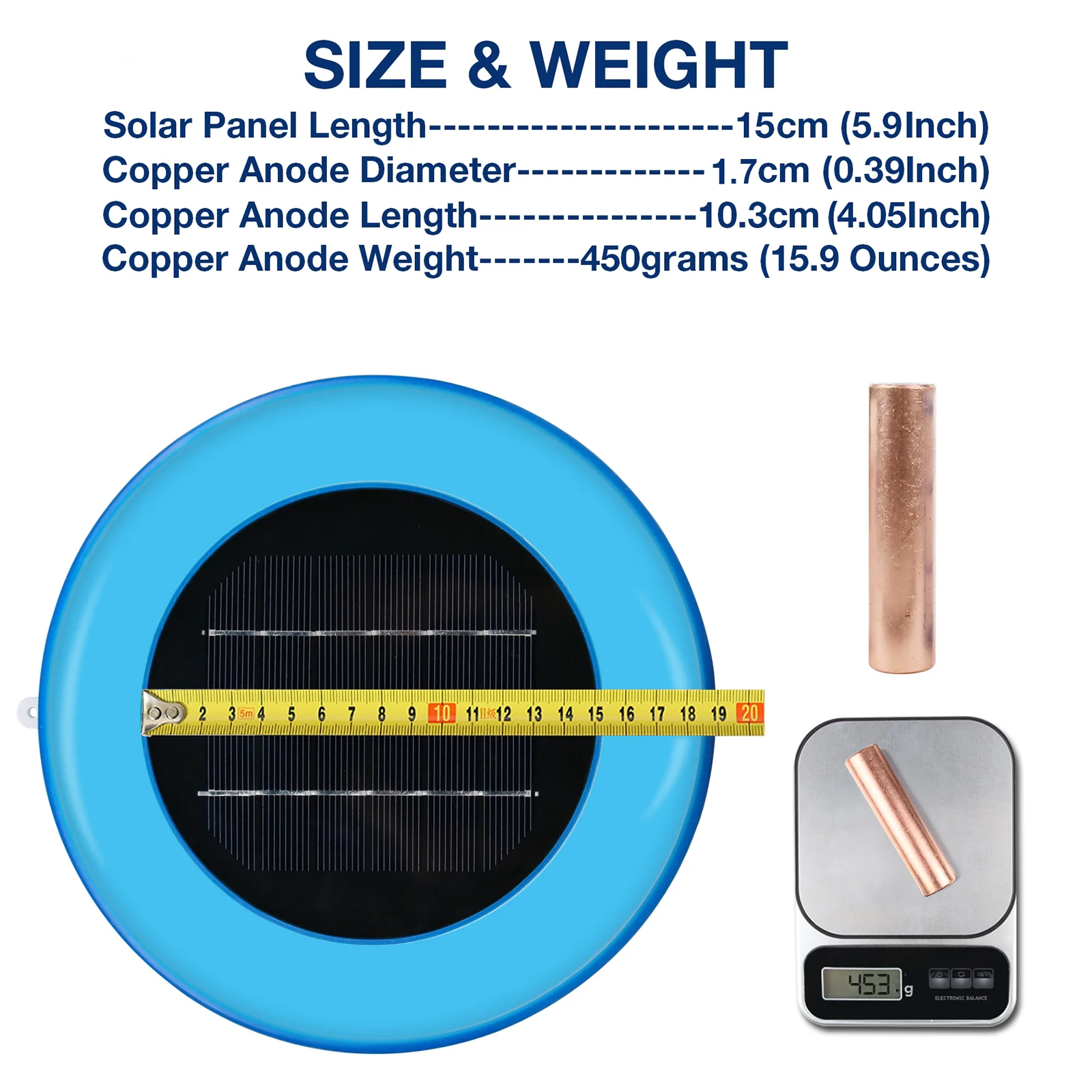 Swimming Pool Tub Water Purifier Solar Powered Ionizer Copper Silver Ion Cleaning Algae Remover for Underground Pool pool ionizer pool water purifier