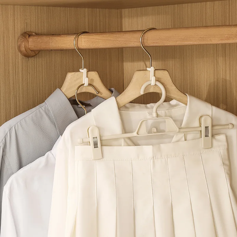 mini hangers for closet connectors, hooks cascade plastic, closet coat organizer, hanger space saver