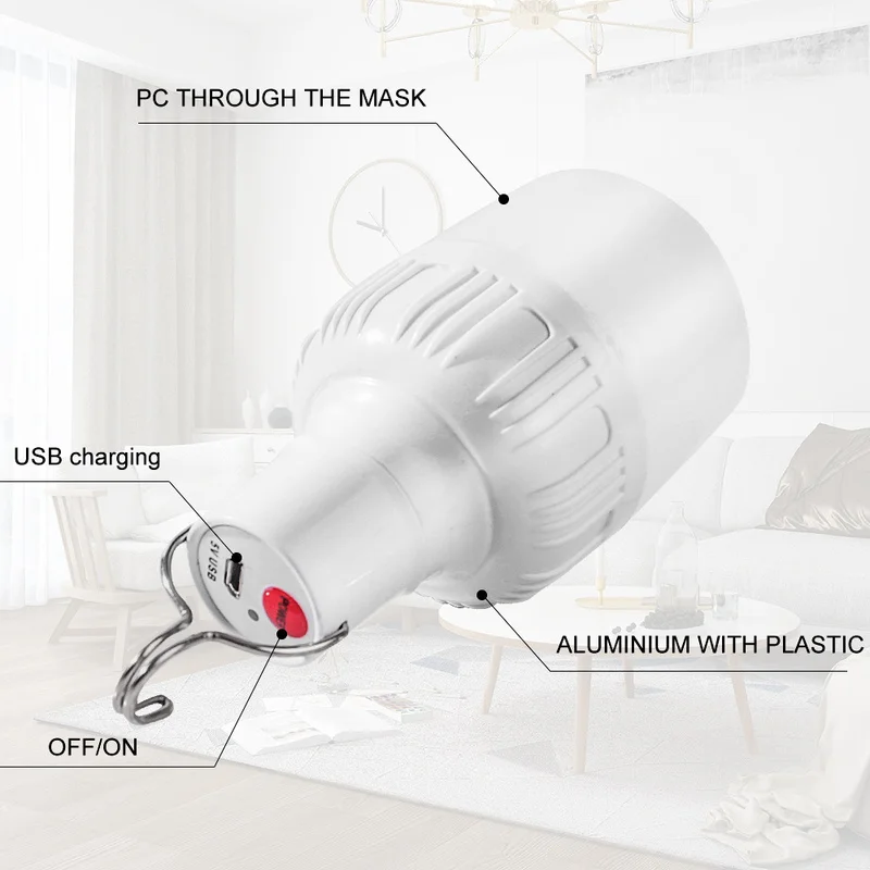 80W Emergency Lighting House Outdoor Portable Lanterns USB LED Rechargeable Lamp BBQ Camping Flashing Light camping light portable lanterns camping lamp emergency lights
