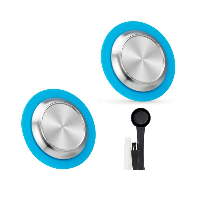 Nuovo 2 Pezzi Per Nespresso Zenius Coffee Filter Coperchio Per Capsule Di Caffè Riutilizzabile Caffè Espresso Crema Maker Barista Con Pennello + Cucch