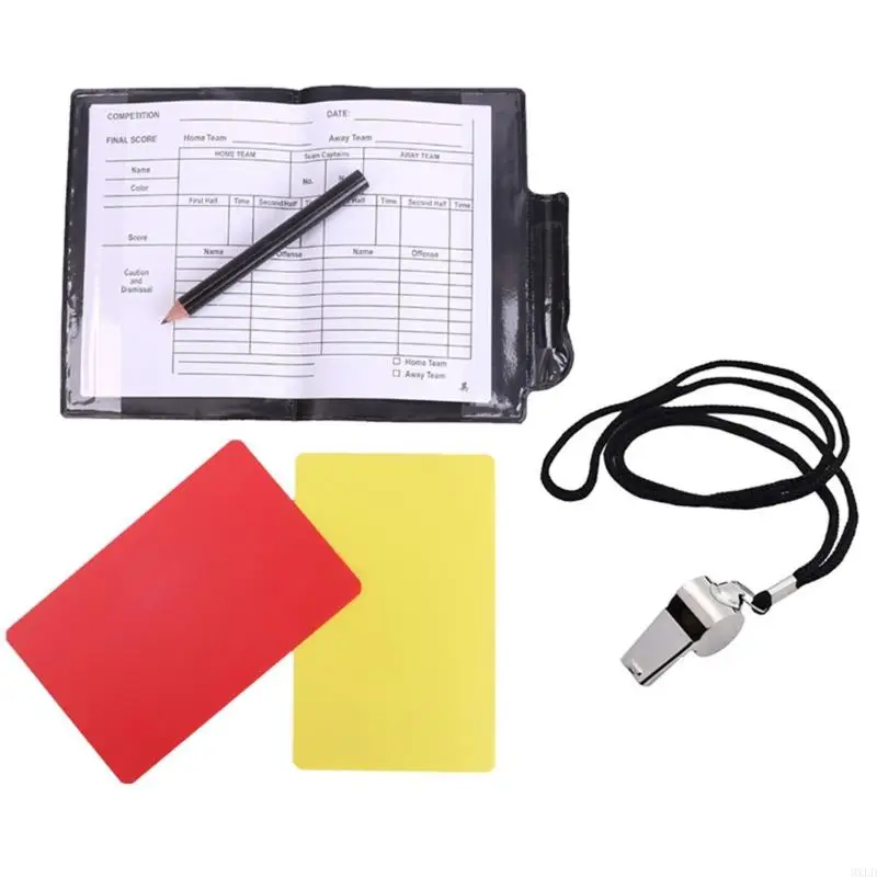 MXLD Redness and Yellow Card for Volleyball Soccer Referee Equipment Referee Card Set