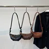 Hot Sale Solid Color Zipper Shoulder Bags Sewing Thread 2025 New Hot Sale Bags for Women Simple Fashion Women's Crossbody Bag 5