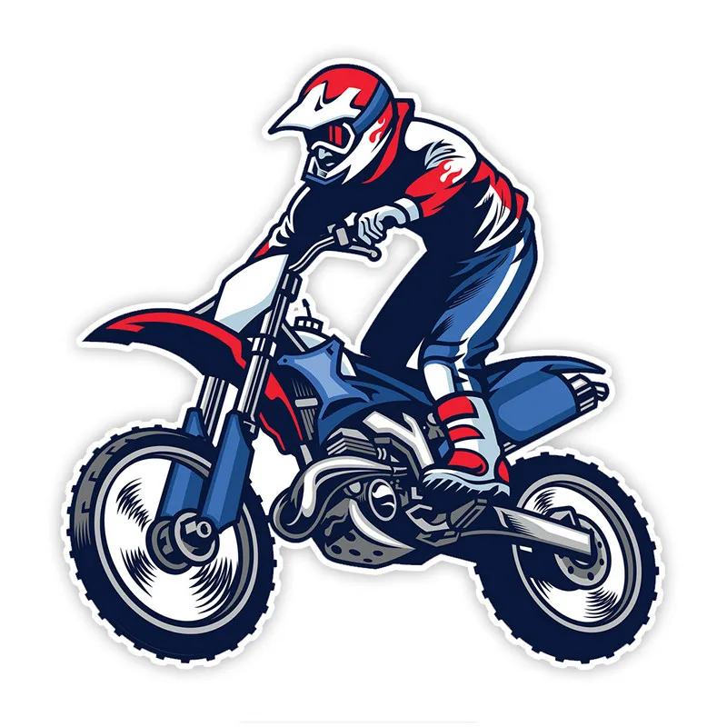 

K291# Motocross Ride The Bike Car Sticker Waterproof Vinyl Decal Car Accessories Pegatinas Para Coche DIY Car Styling