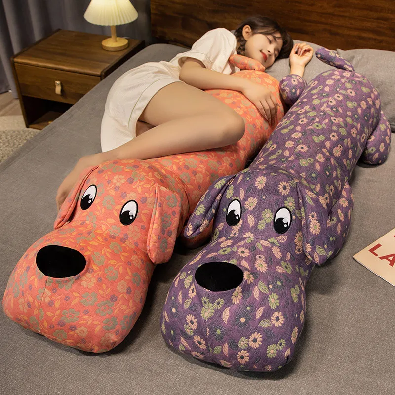 

Kawaii Cute Puppy Plush Toy Creative Lying Dog Soft Doll Cartoon Bed Sofa Pillow Cushion Doll Bedroom Home Decor Boys Gift