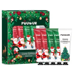 Luxurious Christmas Hand Cream Gift Set - Nourishing & Refreshing Skin Care Collection (5 pcs) (Hand Cream Set)