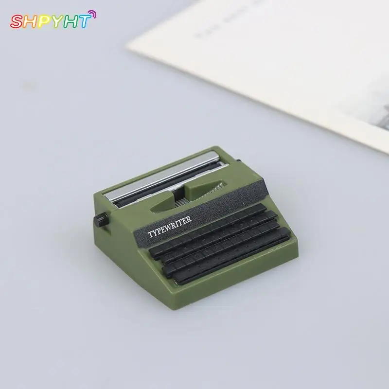 

1: 12 Doll house Mini ornaments simulation typewriter Doll Toy scene props