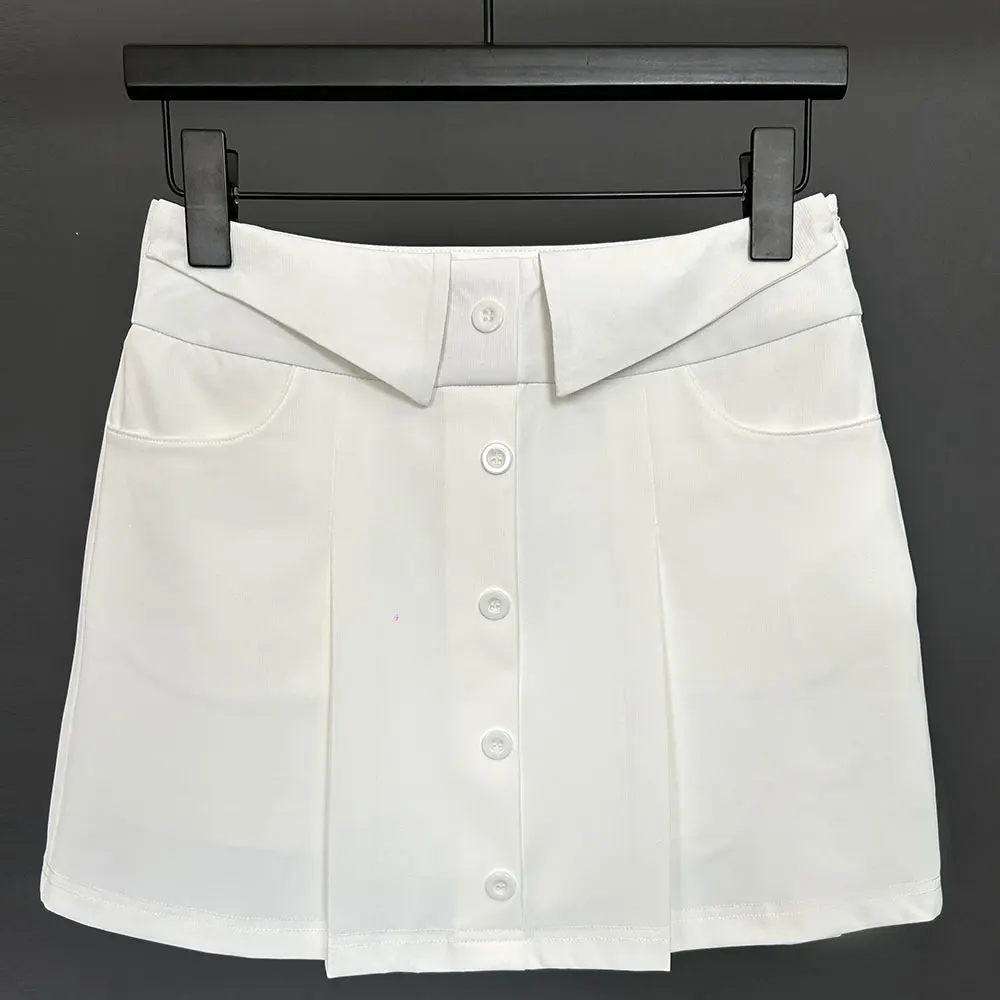 New women's golf short skirt summer outdoor half skirt pleated skirt, comfortable, quick drying, sporty,