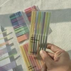 160/200 Sheets Stickers Transparent Bookmarkers Index Tabs Flags Sticky Note Stationery Tab Memo Pad School Office Supplies 3
