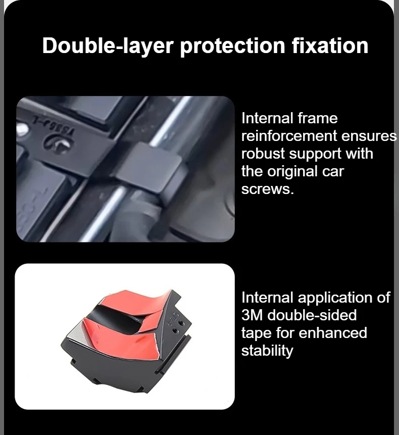 For SAIC MAXUS D90 Car A Pillar Spotlight Bracket Front Engine Hood Quick Release Dual Guide Rail Expansion Stand Lamp Holder detail image 6