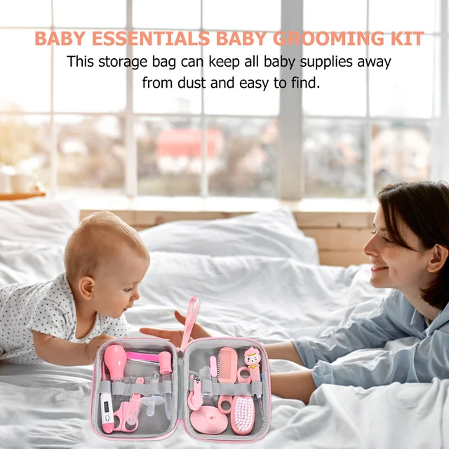 1 Set Baby Grooming Healthcare Kit Baby Nursing Supplies for Newborn Infant Toddlers 2
