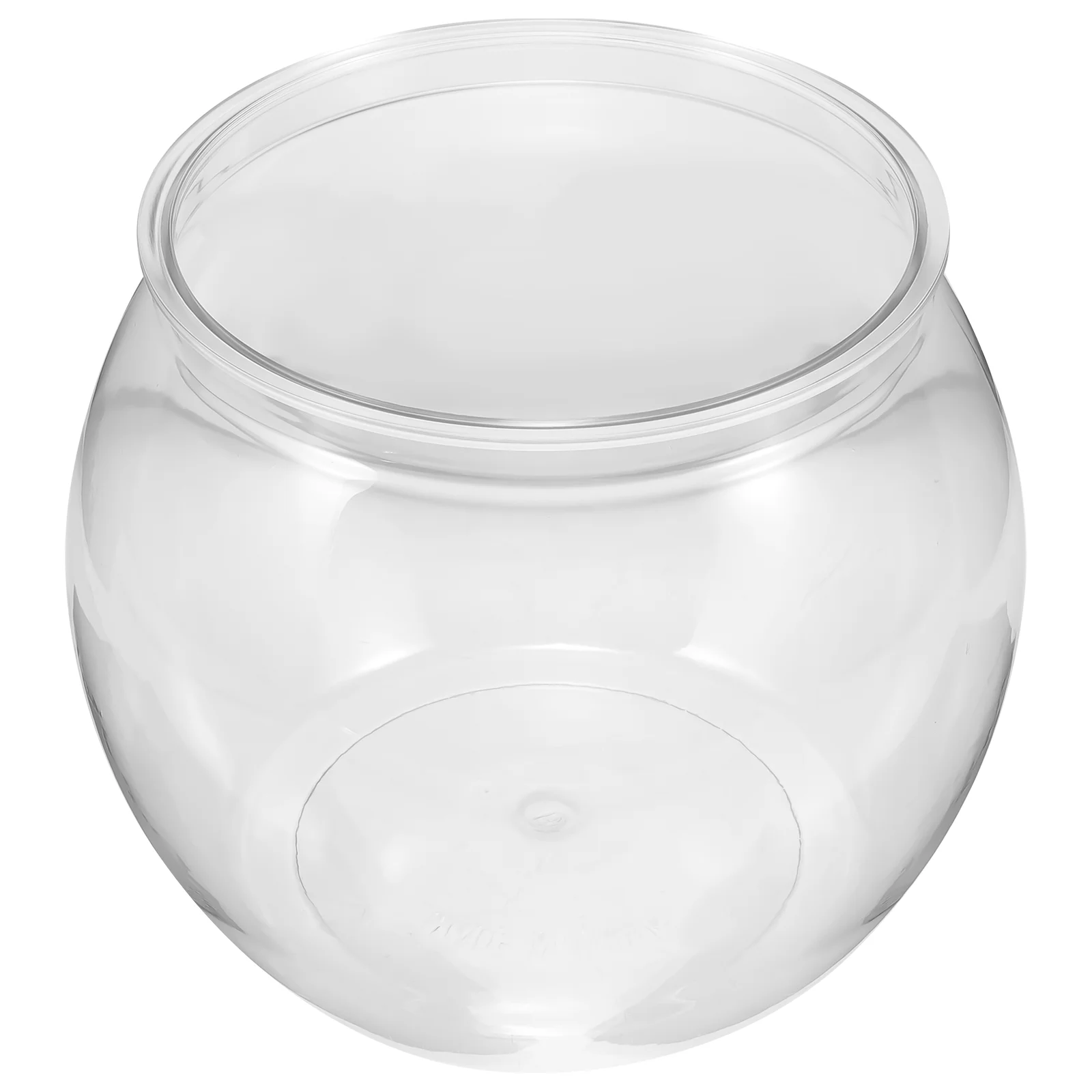

Plastic Vase Bowl Wide Round Fish Bowl Unbreakable Flower Vase Terrarium Bowl Hydroponic Planter Floral Container Home