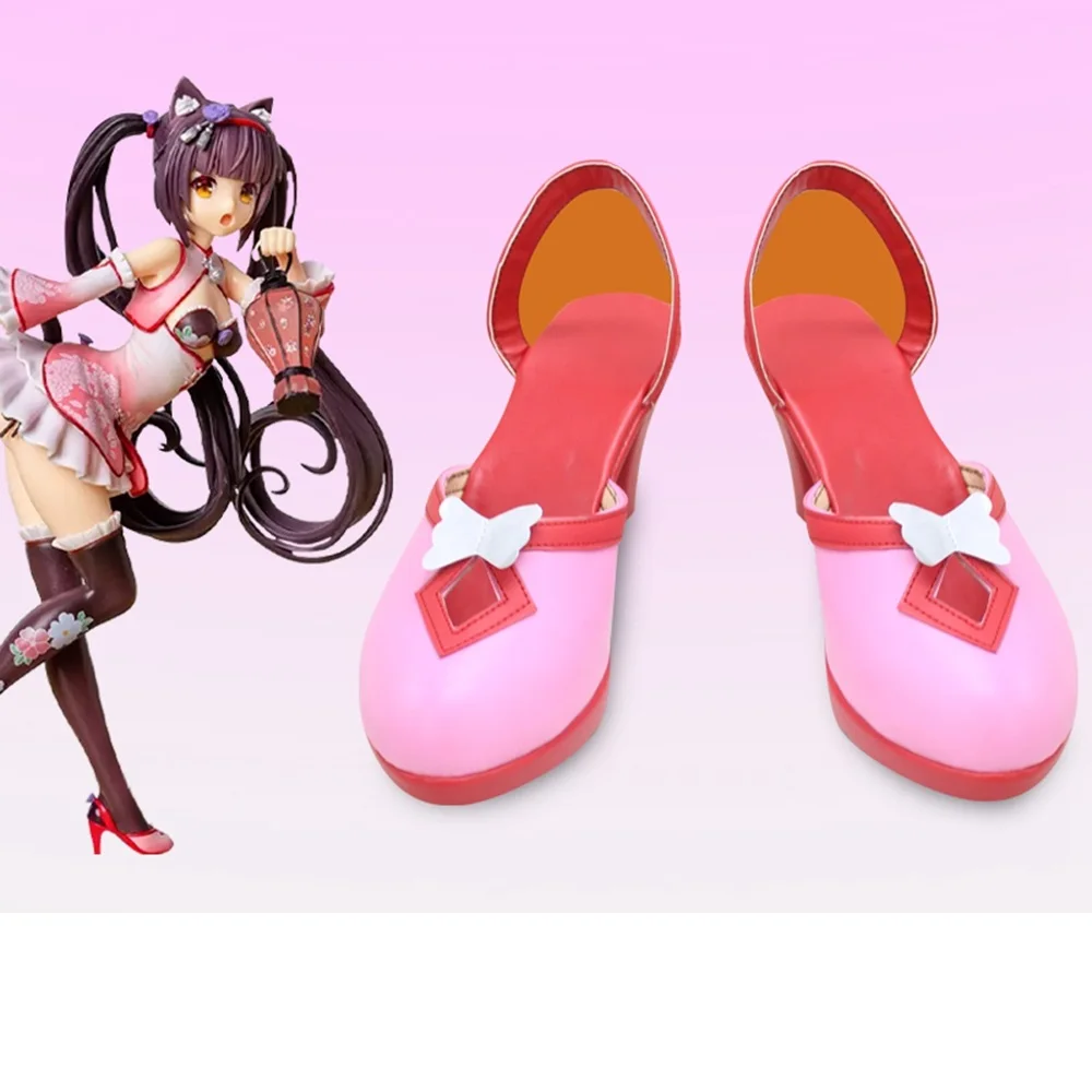 

Unisex Anime Cos Vanilla Chocola Cosplay Costumes Shoes Boots Custom Size