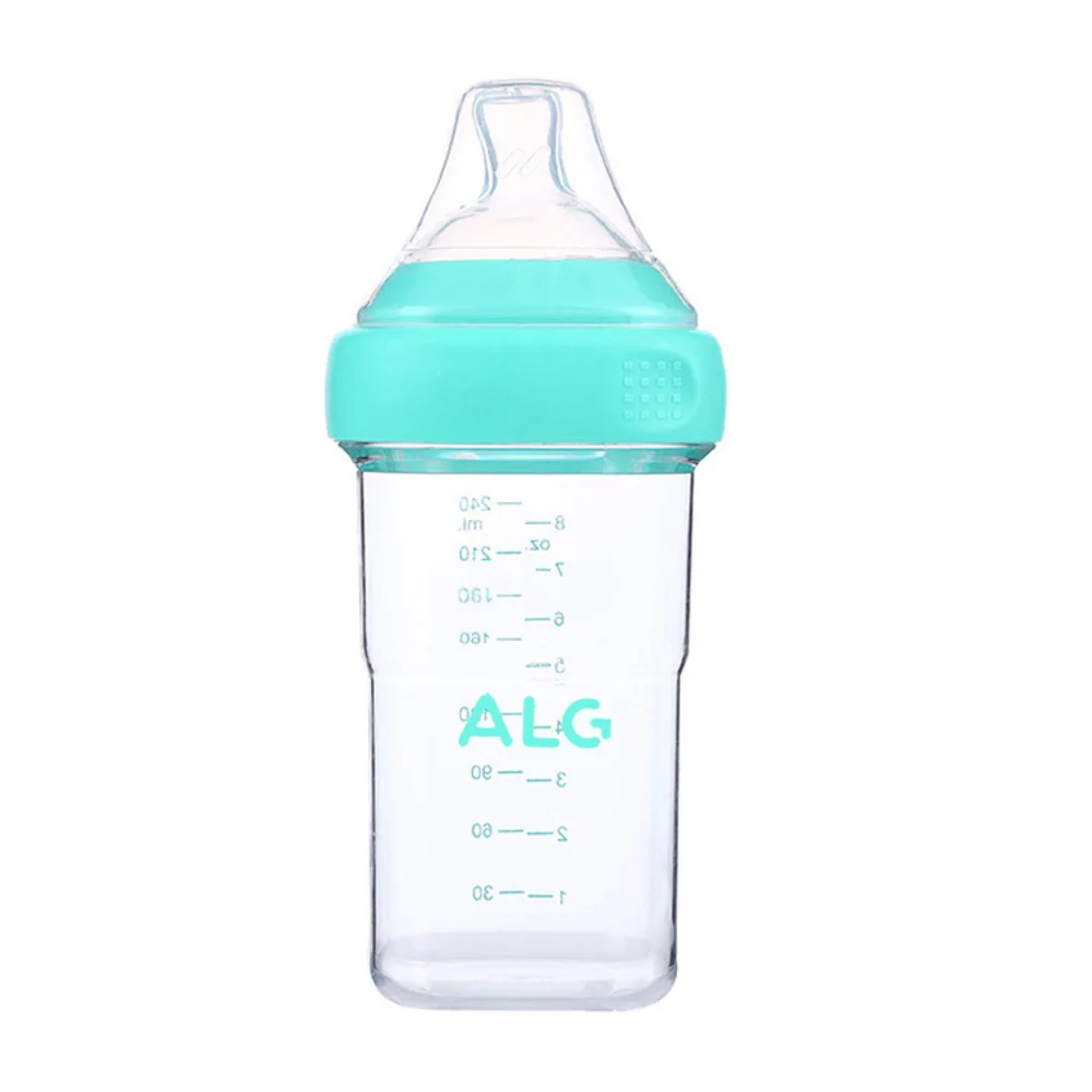 زجاجة حليب PP مضادة للسقوط ومضادة للمغص للأطفال حد...