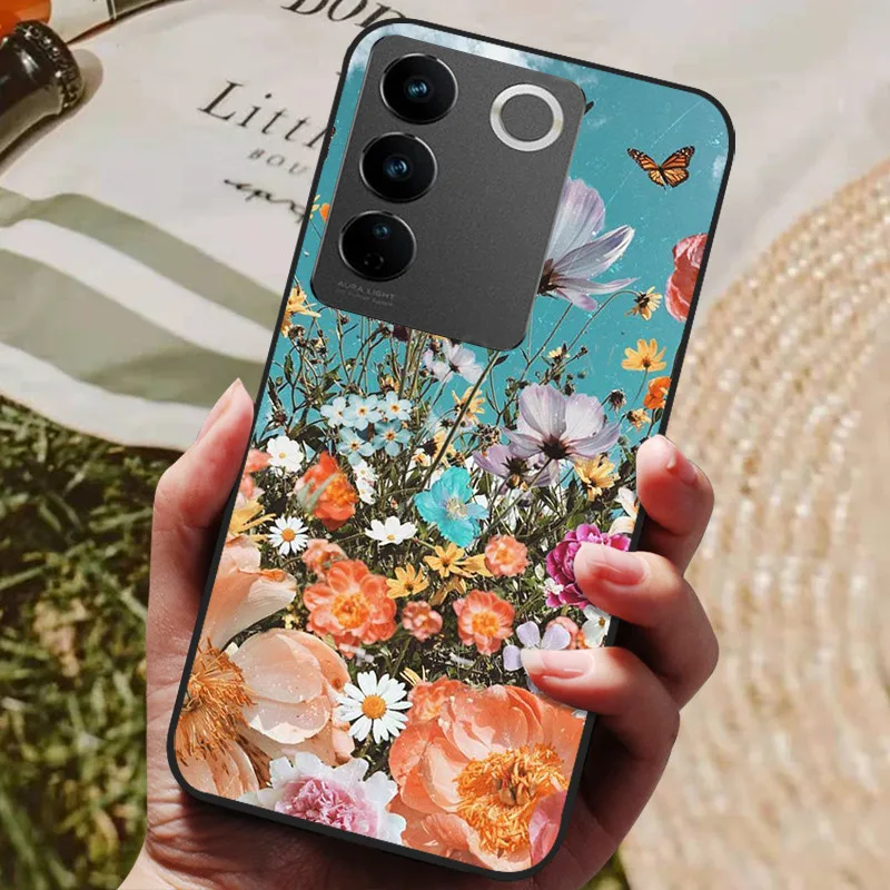 Sleek Black Silicone Phone Case - Durable TPU Protective Cover