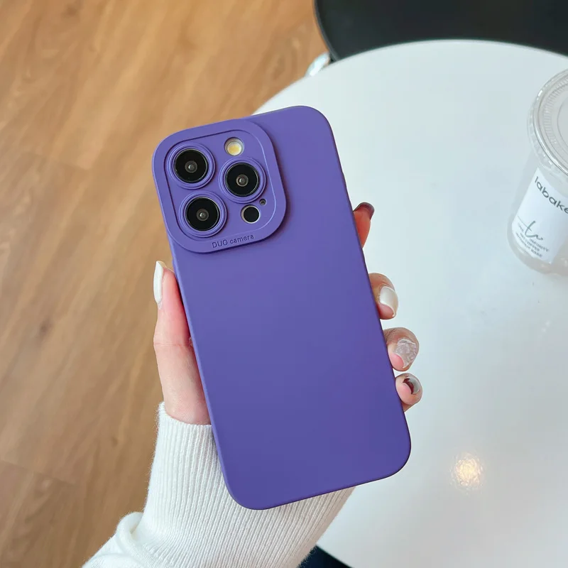 Premium Liquid Silicone Full Cover Phone Case - Sleek and Durable Protection