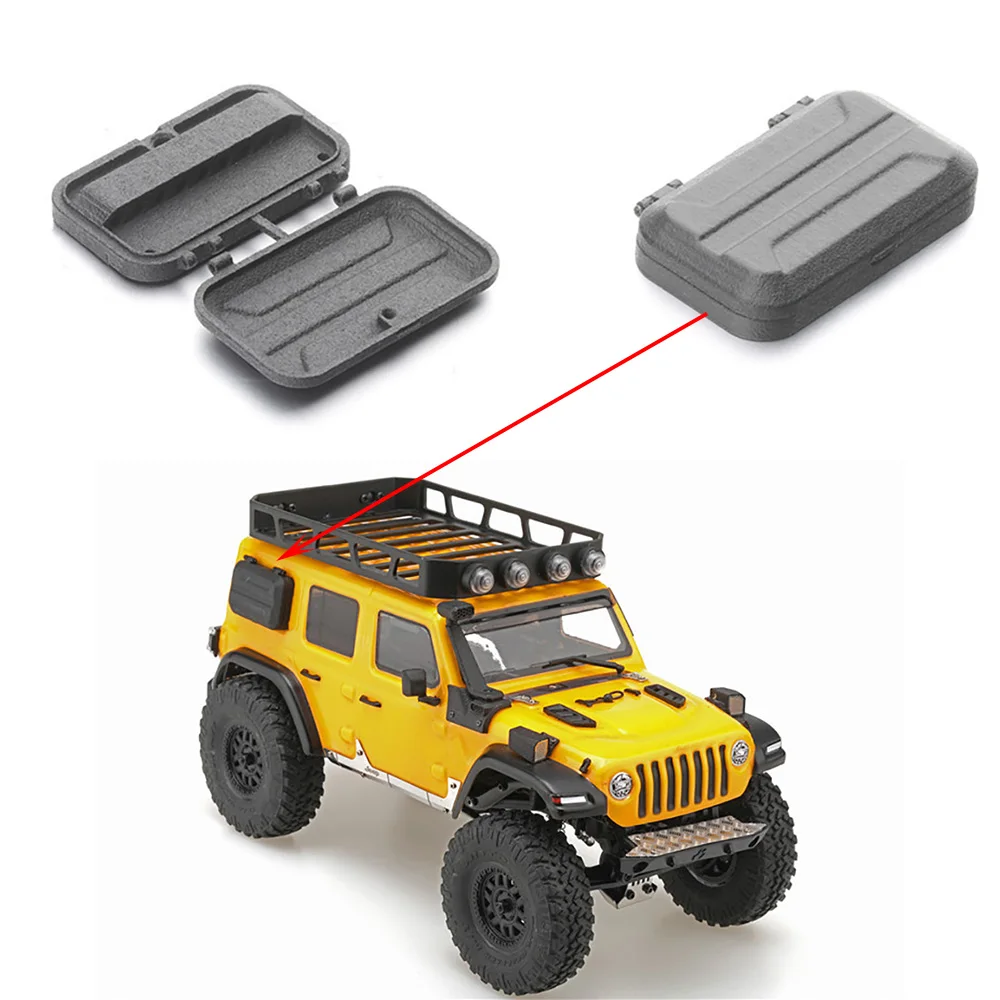 Dj 1/24 Axial Scx24 Simulation Nylon Luggage Toolbox Side Backpack Rc