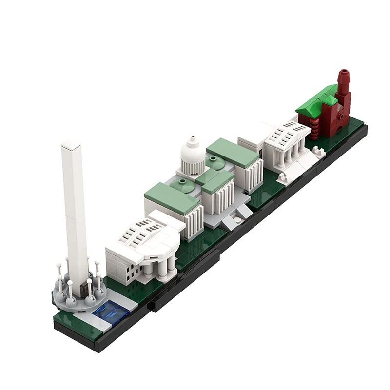 

Конструктор gobrick MOC Skyline Architecture, Вашингтон, DC landmark, конструктор, модель города, сборка, сделай сам, игрушка, подарок для детей