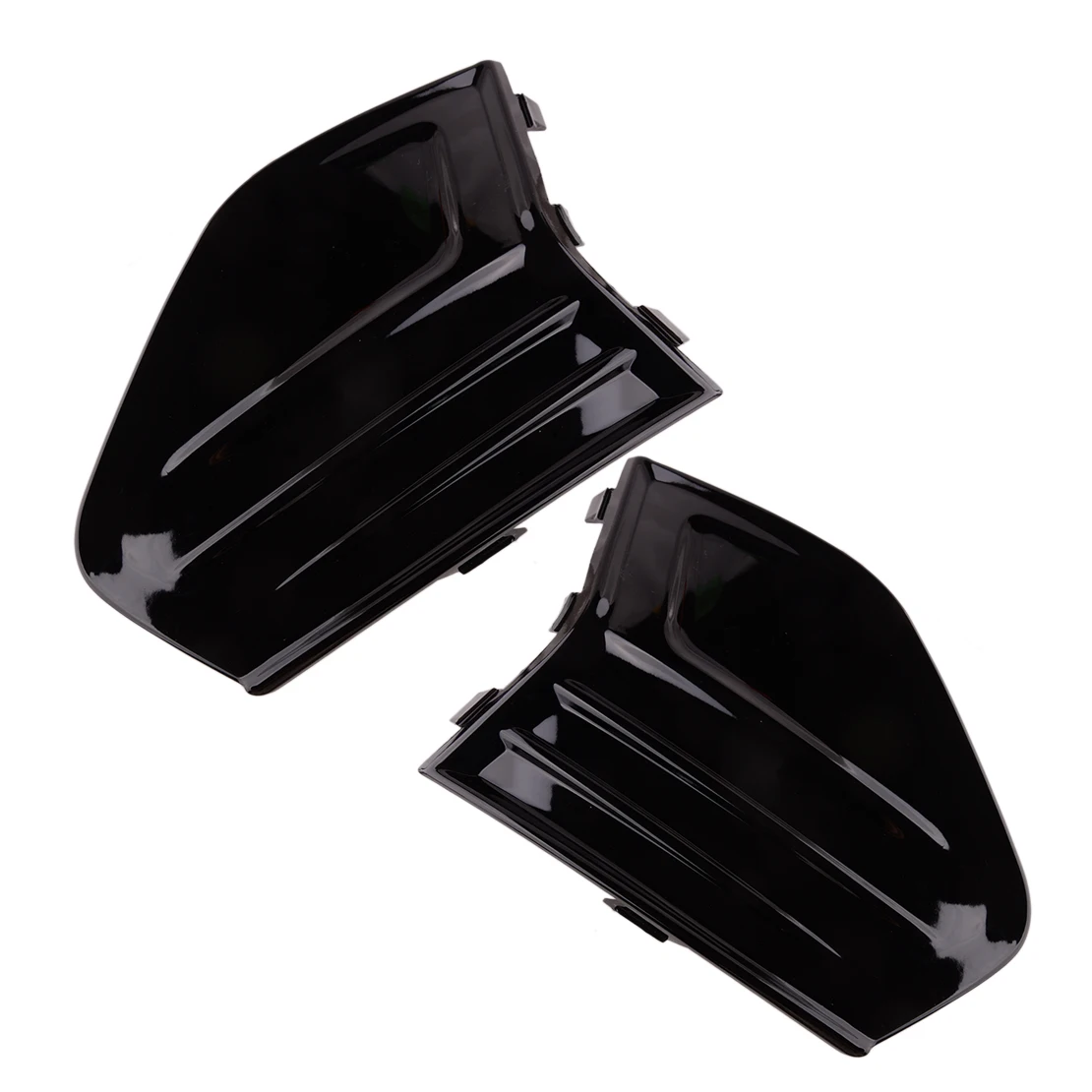 

KS7Z17B814AA FO1039182 4M5A-A22050-BK 1 Pair Car Front Bumper Fog Light Cover Without Hole Fit for Ford Fusion 2019 2020