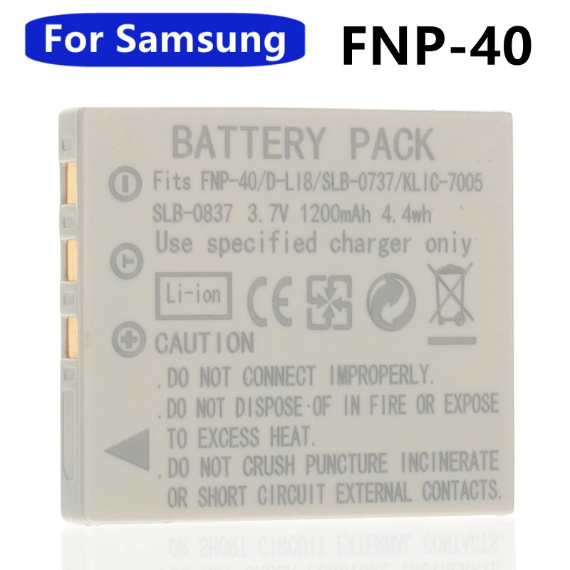 Batteria Compatibile Per Pentax D-Li8 / D-Li85 / D-Li95 E Kodak Klic-7005