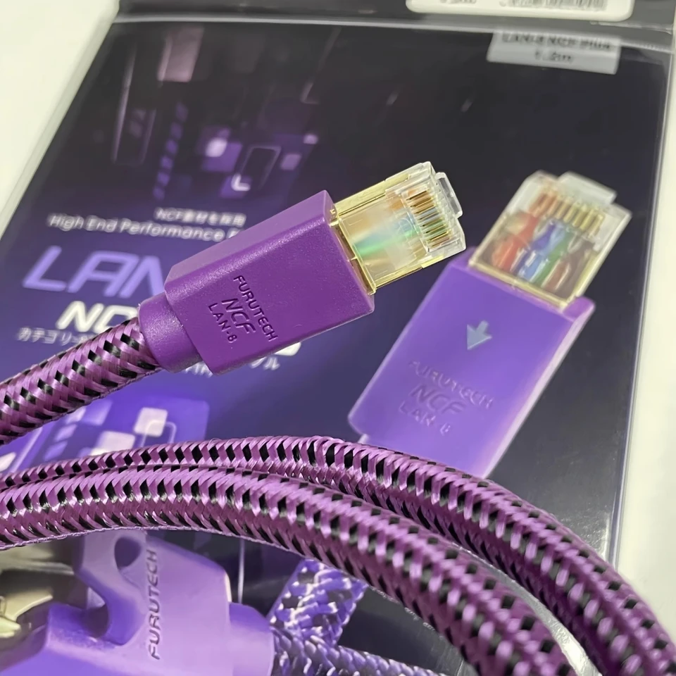 Furutech LAN-8 NCF Plus high End Audio Ethernet Cable RJ-45
