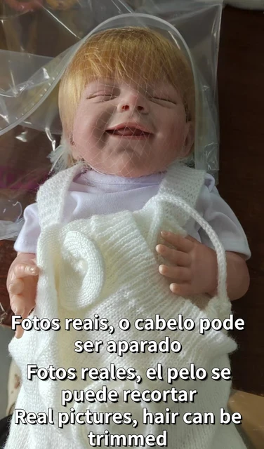 Bebê Reborn Boneca April Dormindo Menina Recém Nascida