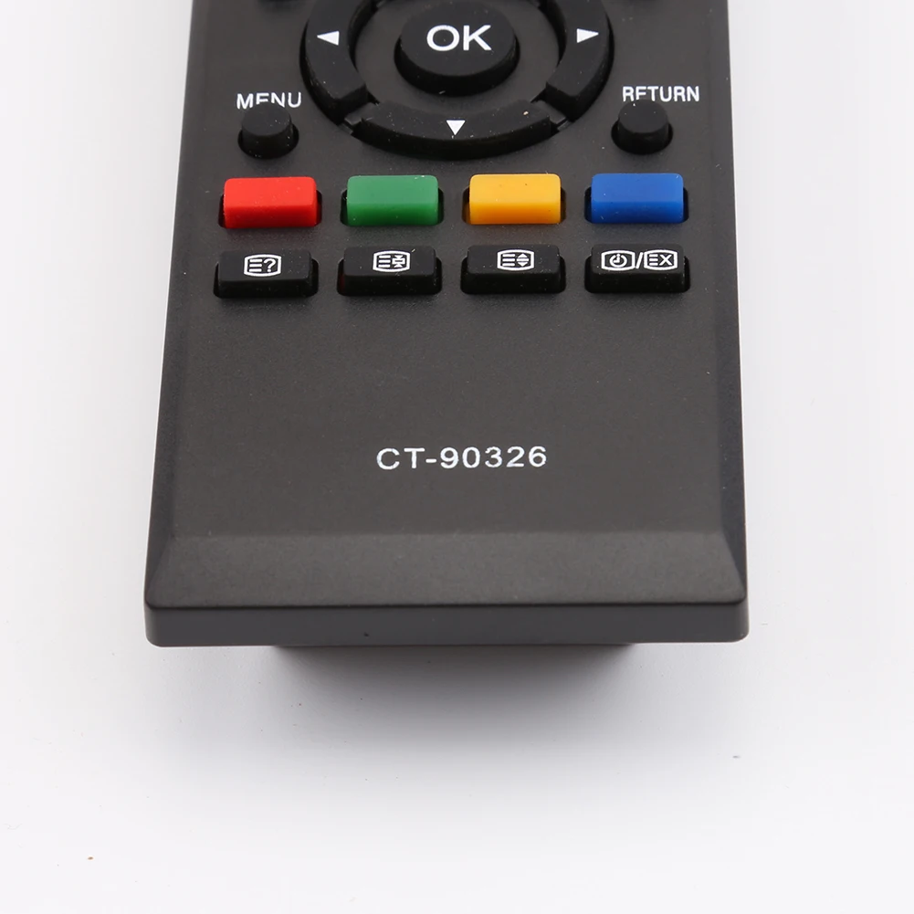 Universal TV Remote Control Battery Powered Practical Smart TV Controller Replacement Parts Accessories for TOSHIBA CT-90326