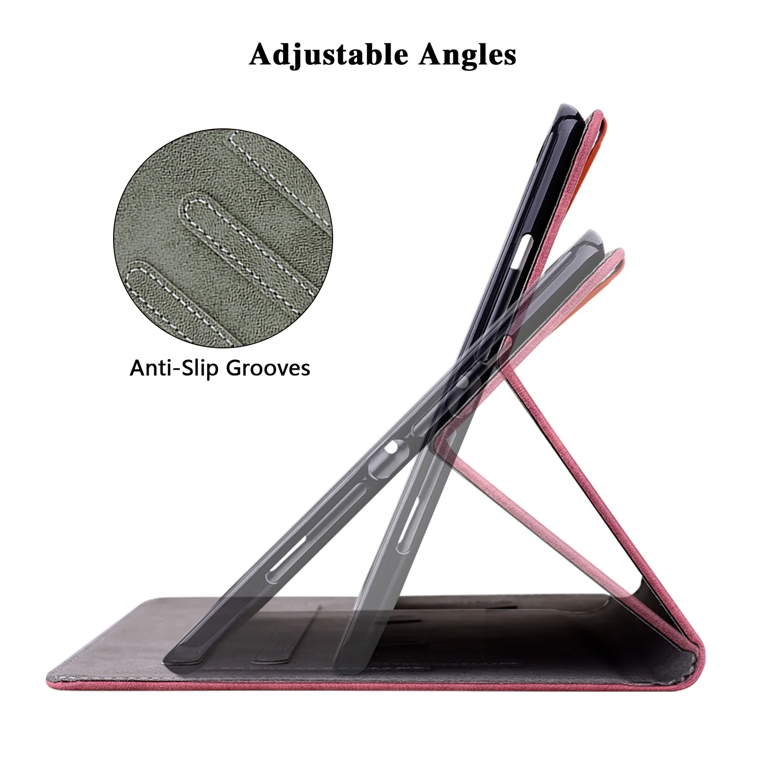 Capa de Tablet de Couro para Ipad Estojo Inteligente Carteira Tigre Bonito 9.7 10.2 Mini6 Air Pro 11 2023 9th 8th 7th 6ª Geração - Imagem 3
