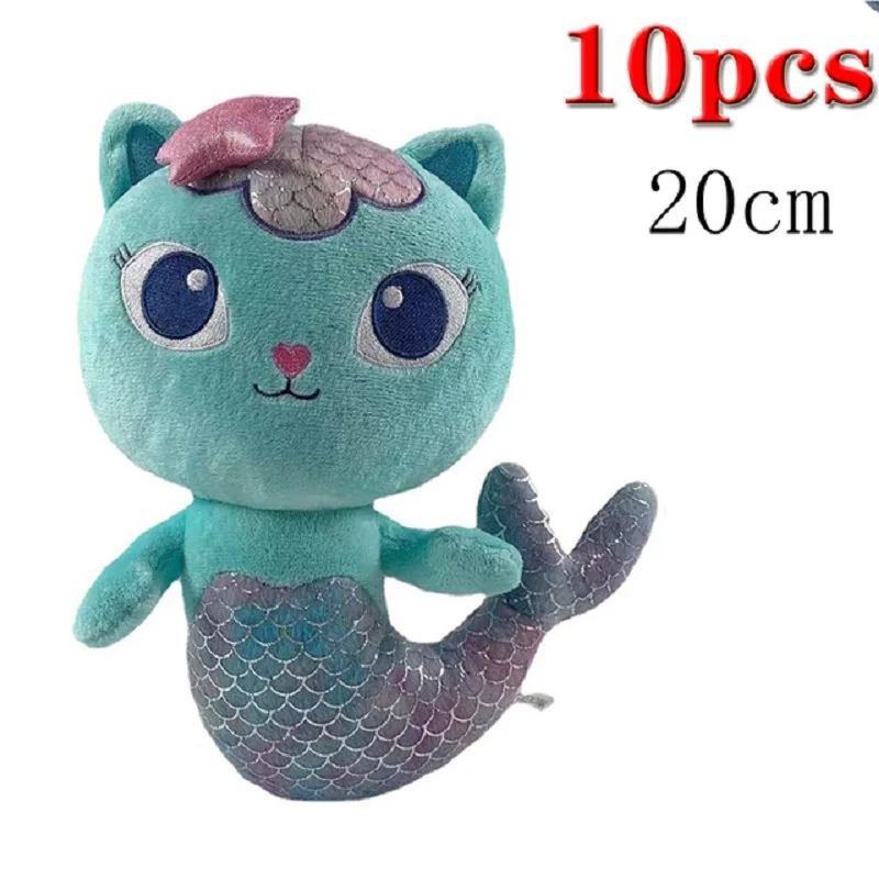 Universal - Sirène chat en peluche jouet gabby house 22-25 cm