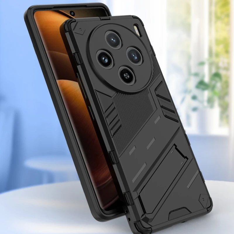 Per Vivo X100 Pro Case Funda Armor Capa Custodia Per Cavalletto Vivo X100 V29E Y200 X90 Cover Posteriore Rigida Per Telefono Per Vivo X100 Pro 5G