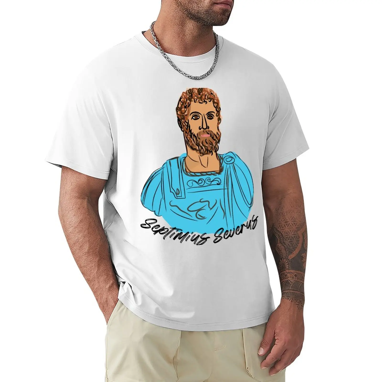 

Septimius SeverusRoman emperort-shirt T-Shirt summer tops Aesthetic clothing tees t-shirts man mens clothes