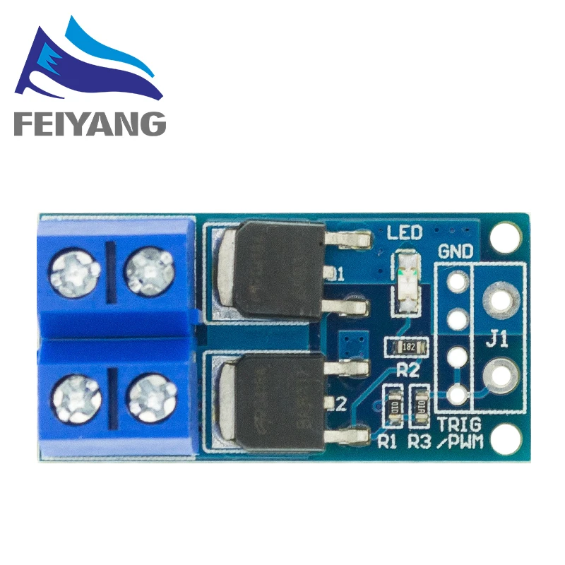 15A 400W MOS FET Triggerschalter Antriebsmodul DC 5V-36V PWM Regler Bedienfeld Motorsteuerplatine