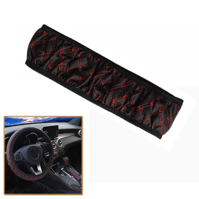 New Arrival High Quality Car Steering Wheel Cover PU Leather 38cm Non-Slip Protection Cover Be Used In All Seasons 5