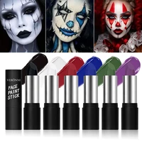 6 Colors Face Body Paint Stick Cream Eyeblack Tube Black Body Painting Blendable Sticks For Halloween Cosplay Joker Paint Makeup 1