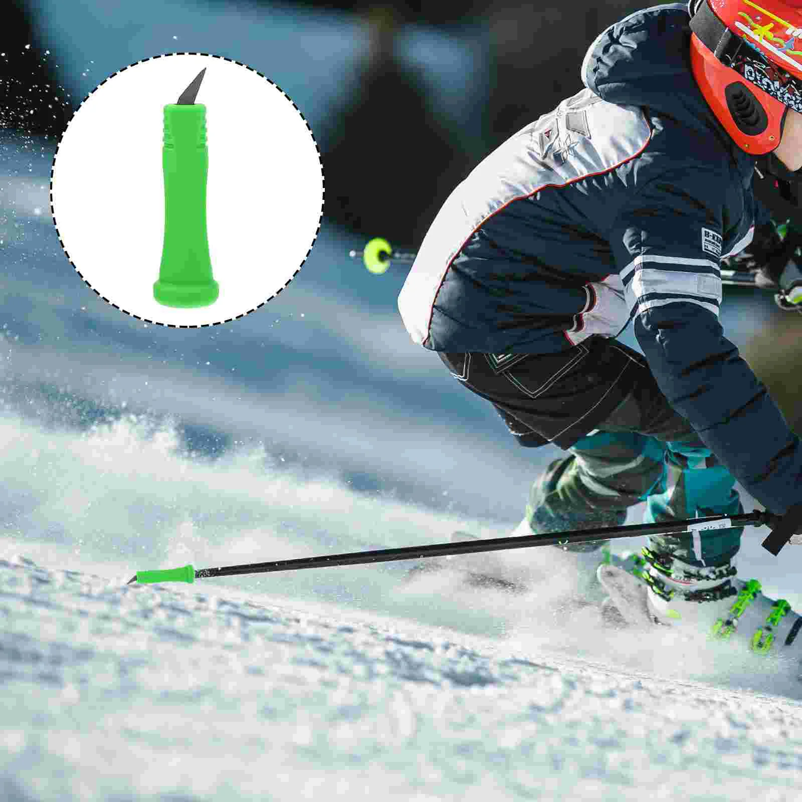 

Trekking Pole Tip Ski Stick Rod Tip Walking Trekking Poles Protector Tungsten Steel Rubber Crutch for Hiking