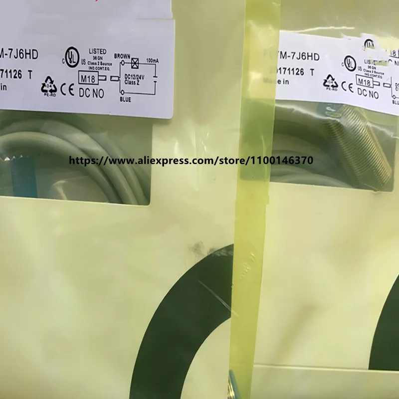 

2Pcs New High Quality Azbil inductive proximity switch FL7M-7J6HD-L5Z
