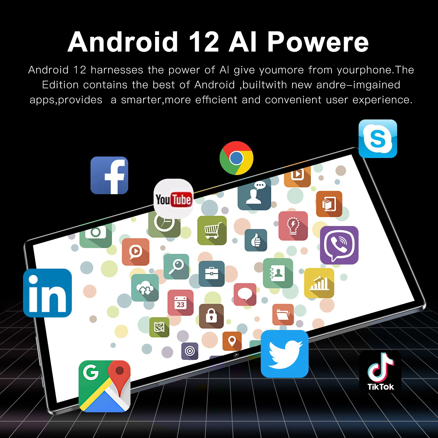 Global Version 14 Inch 1920x1080 IPS Big Screen Tablet PC Camera 12GB +256GB Android 12 планшет 2 IN 1 Tablets Android Laptop 4