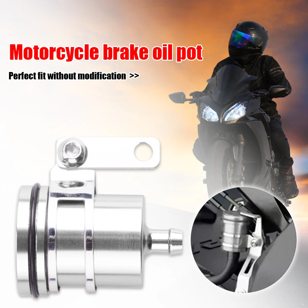 Aluminum Alloy Motorcycle Brake Fluid Reservoir Clutch Tank Oil Fluid Cup Brake Fluid Reservoir Motorcycle Refitting Accessories