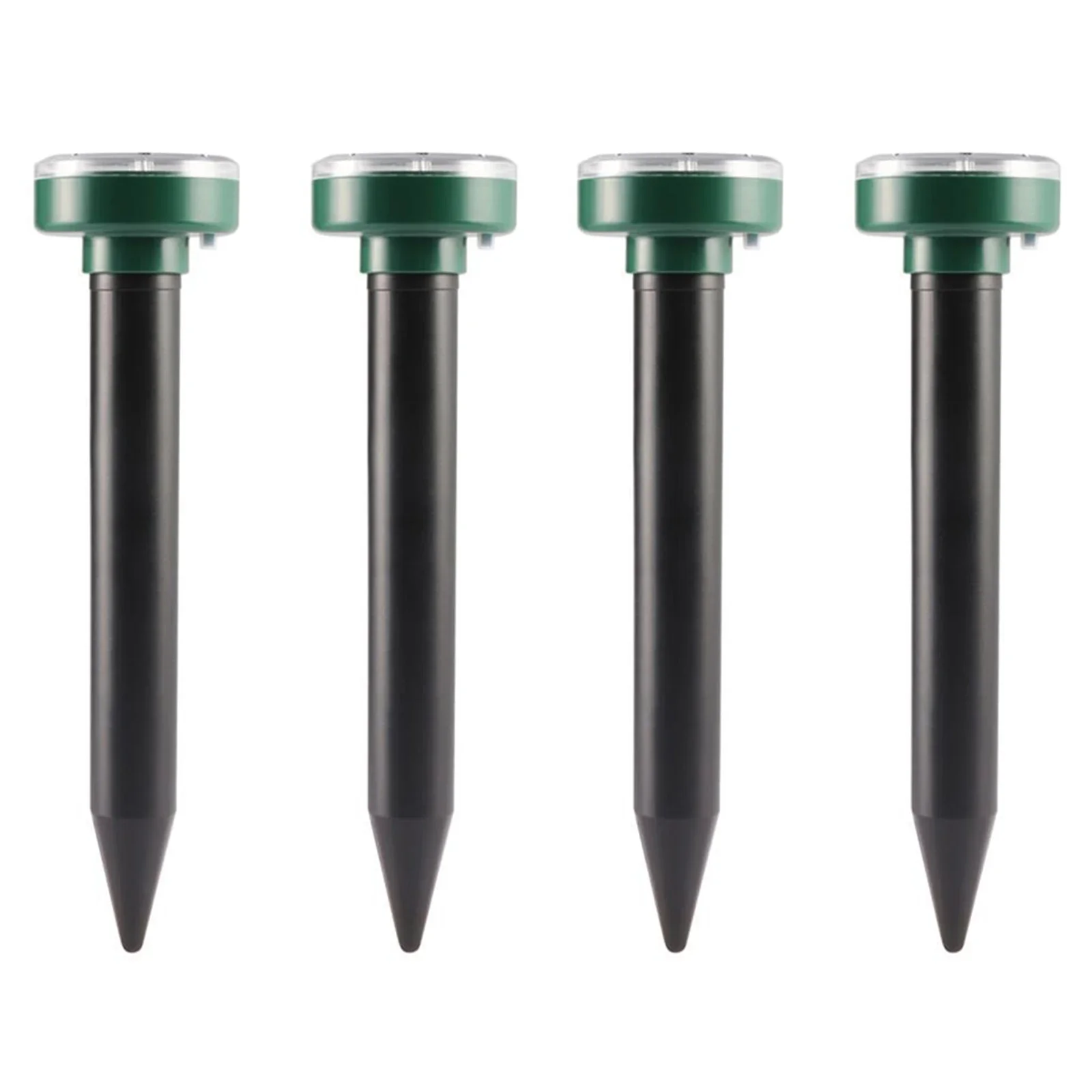1/2/4PCS Solar Ultrasonic Electronic Mouse Repeller Garden Snake Repeller Insect High Power Vibration IP64 Sun Charging