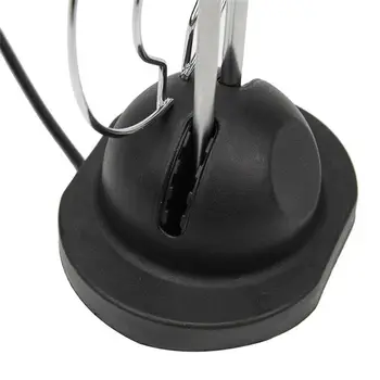 Antenna TV Digitale HD a Doppio Loop per Segnali VHF UHF 45-860 MHz, Antenna Interna a Orecchie di Coniglio
