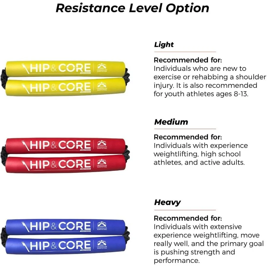 Hip & Core System - Loop Resistance Home Workout Bands to Stretch and Strengthen Legs, Butt, HIPS, Thighs and Glutes, Includes O