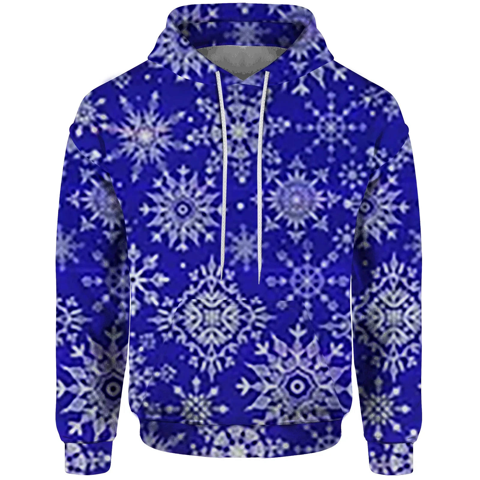 thumbnail image 1 of Sudadera con capucha para hombre con impresión 3D, sudadera navideña para hombre, moda para hombre, copo de nieve, piña fresca, regalo de Papá Noel, ropa duradera Y2k, 1 of 5