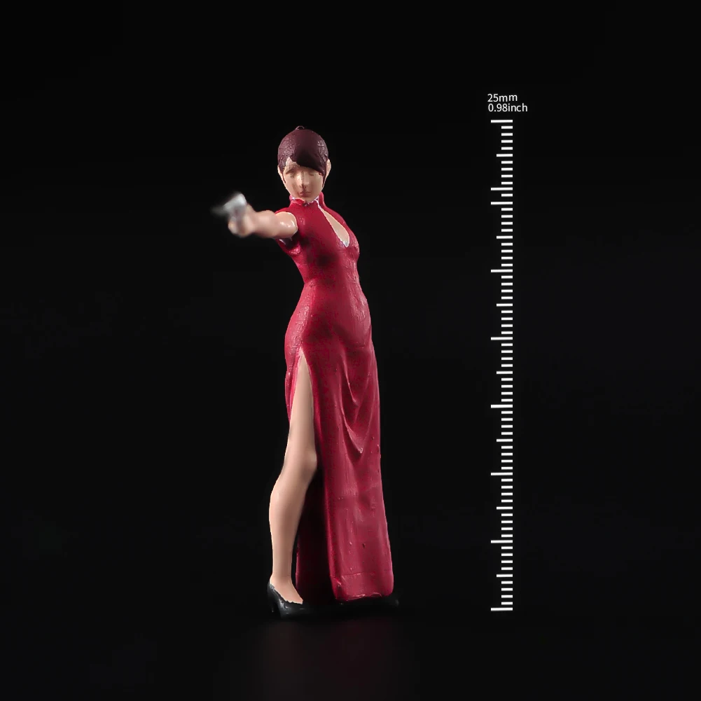 

Коллекция 1/43 1/64 ручная роспись, Женская фигурка с различным телом для коллекции вееров