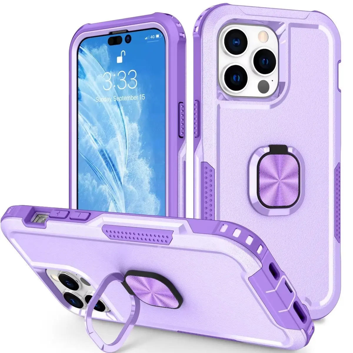 360 Full Hybrid Armor Phone Case For iPhone 11 Pro MAX 12 13 Coque Flower Pattern Cover Marble PC Silicon Bumper Shockproof Case iphone 11 Pro Max  lifeproof case