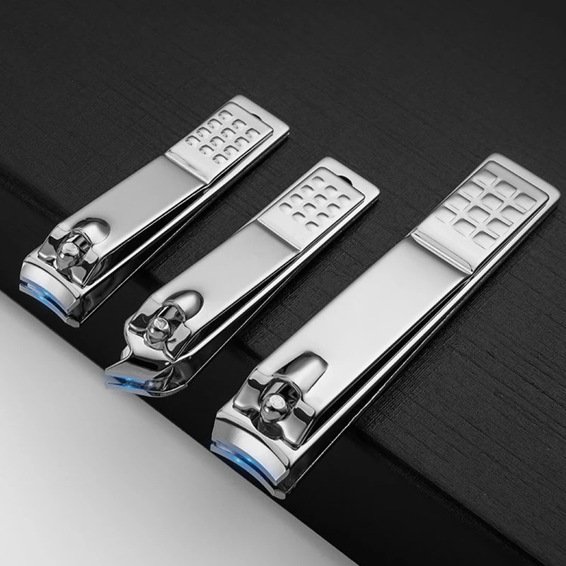 7/10/12/16/18pcs Stainless Steel Nail Clippers Set With Travel Case Manicure Kits Dead Skin Scissors Facial Care Pedicure Tools 4