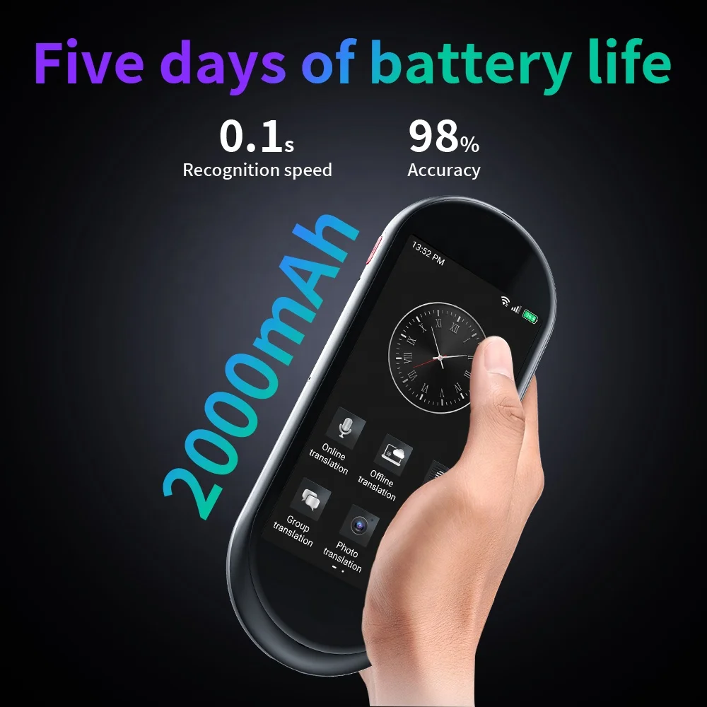 Voice Translator Chat GPT A10 Support 4G SIM Card