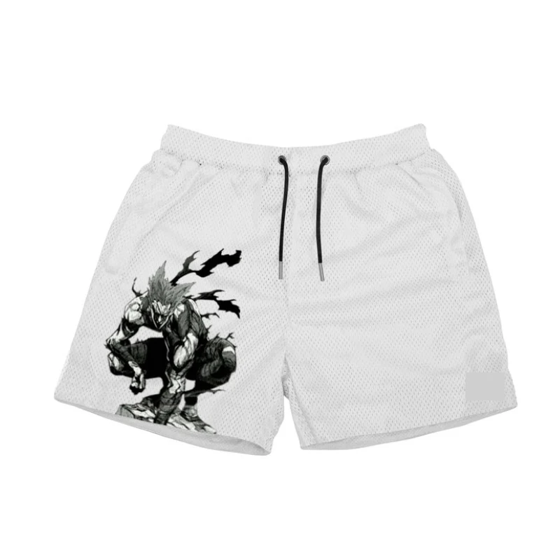

Japanese Anime Shorts Fashion Men Loose Casual Daily Workout Jogging Gym Fitness Shorts Summer Beach Shorts
