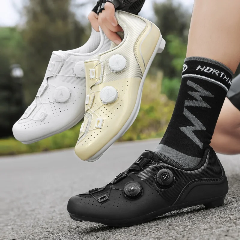 LiXingMing Road Bike Cycling Shoes Men Women A5 Racing Self-Locking Speed Bicycle Sneakers Cleats Mtb
