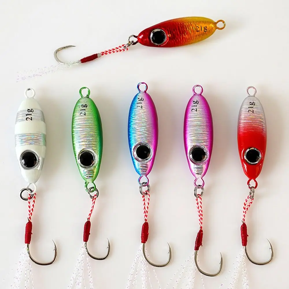 

3Pcs 17g/21g Micro Metal Jigs Fishing Lures Saltwater Lures Bass Artificial Fake Fish Lures Fish Tackle Fishing Tools