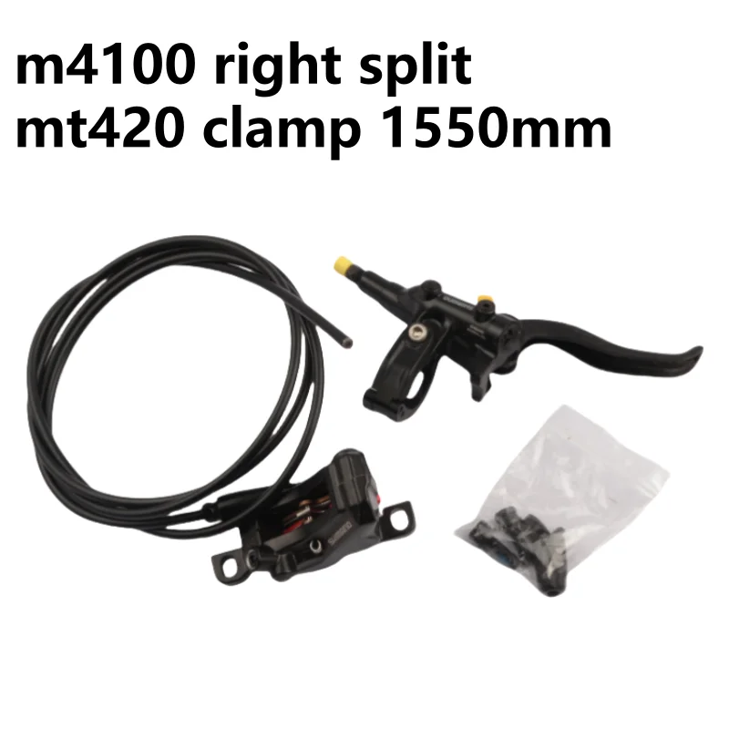 Shimano Brake BL-M4100 BR-MT420 Right 1650mm 1700mm Left 850mm Hydraulic Disc Brake Caliper With Resin Pads MTB Original
